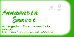 annamaria emmert business card